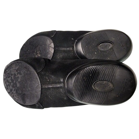 KURU Vienna Arch Support Leather Black Size 8 Pain Relief Slip Ons - Picture 6 of 8